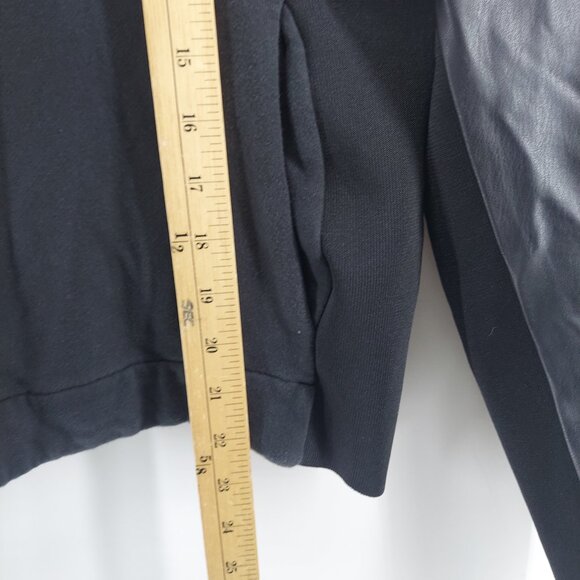 vigoss jacket women size XL black faux leather sleeve - Picture 10 of 11